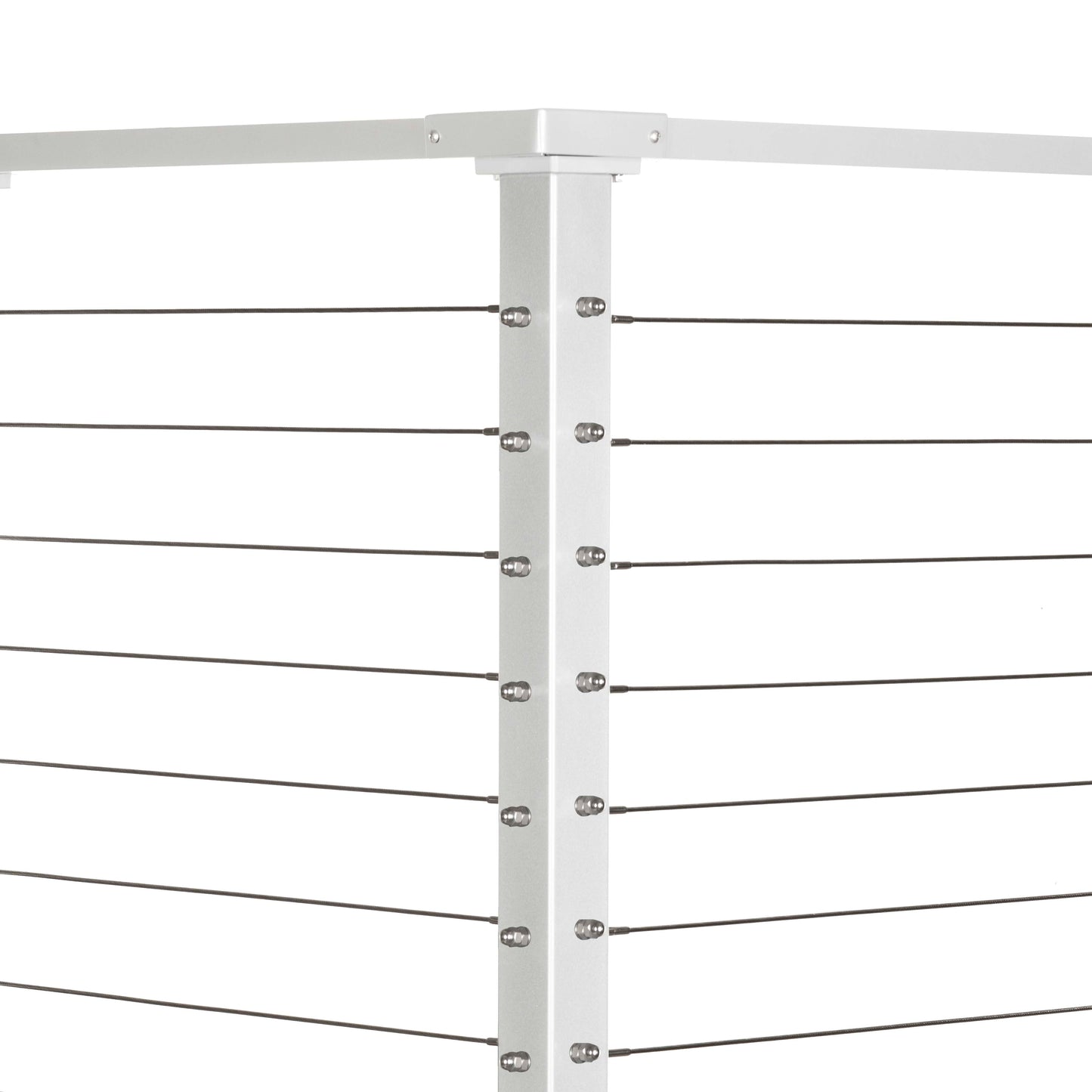 42", Base Mount, Corner, Stainless Post, Bronze