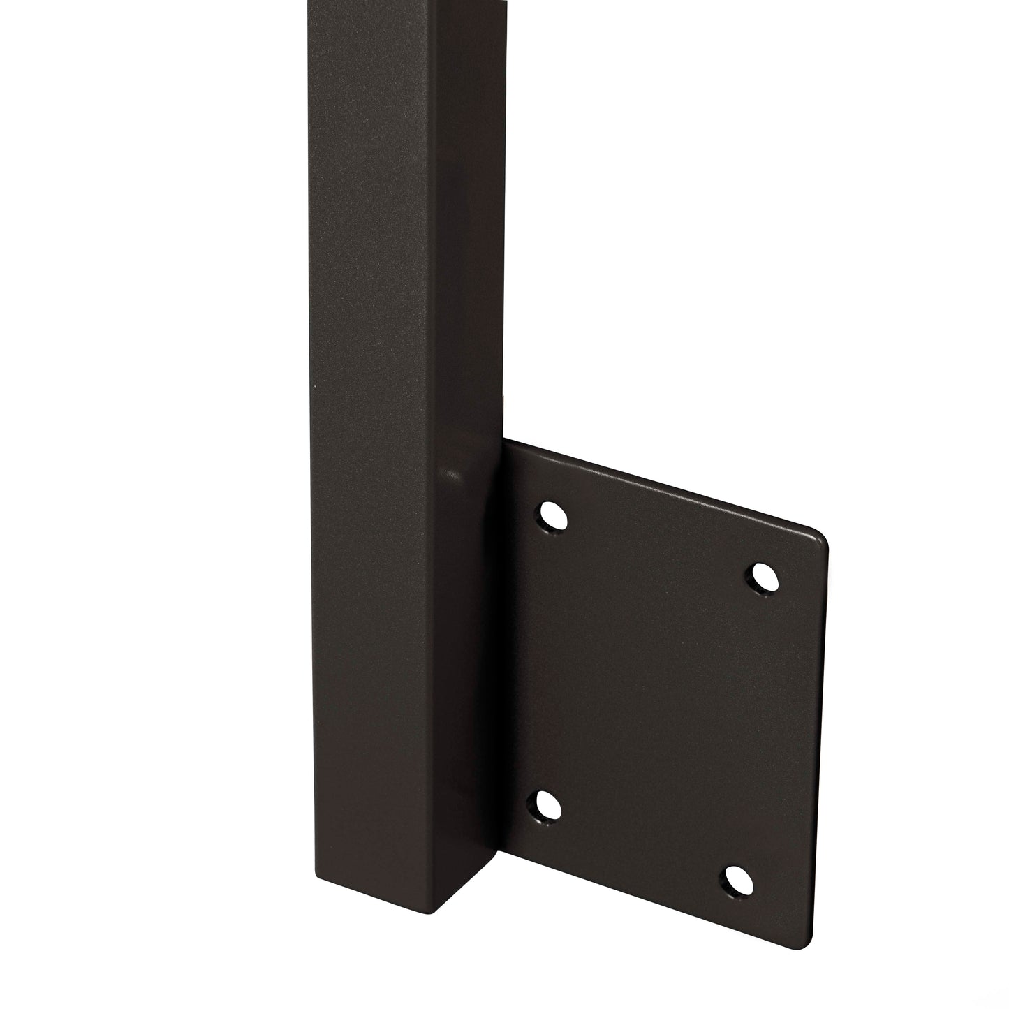 42", Fascia Mount, Corner, Zinc Post, Grey