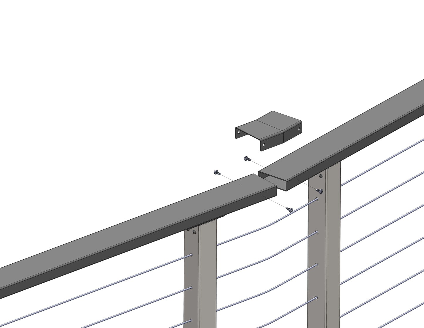 1"X3", 11.25 Degree Sleeve, Grey