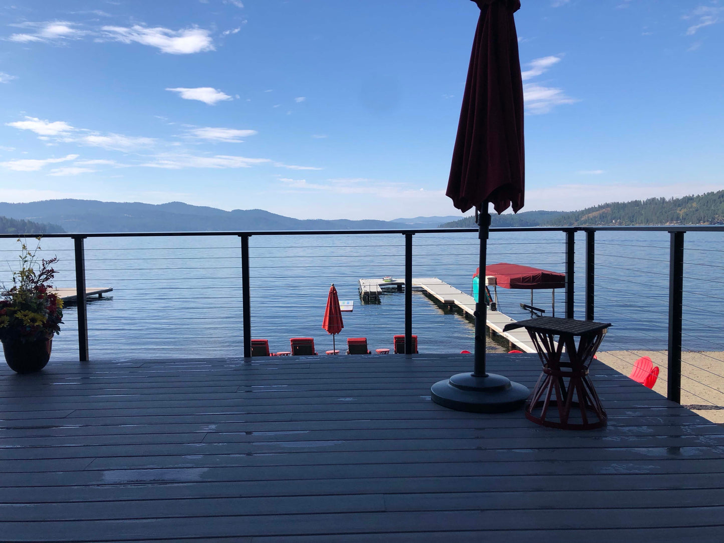 51 ft. x 42 in. Bronze Deck Cable Railing, Base Mount