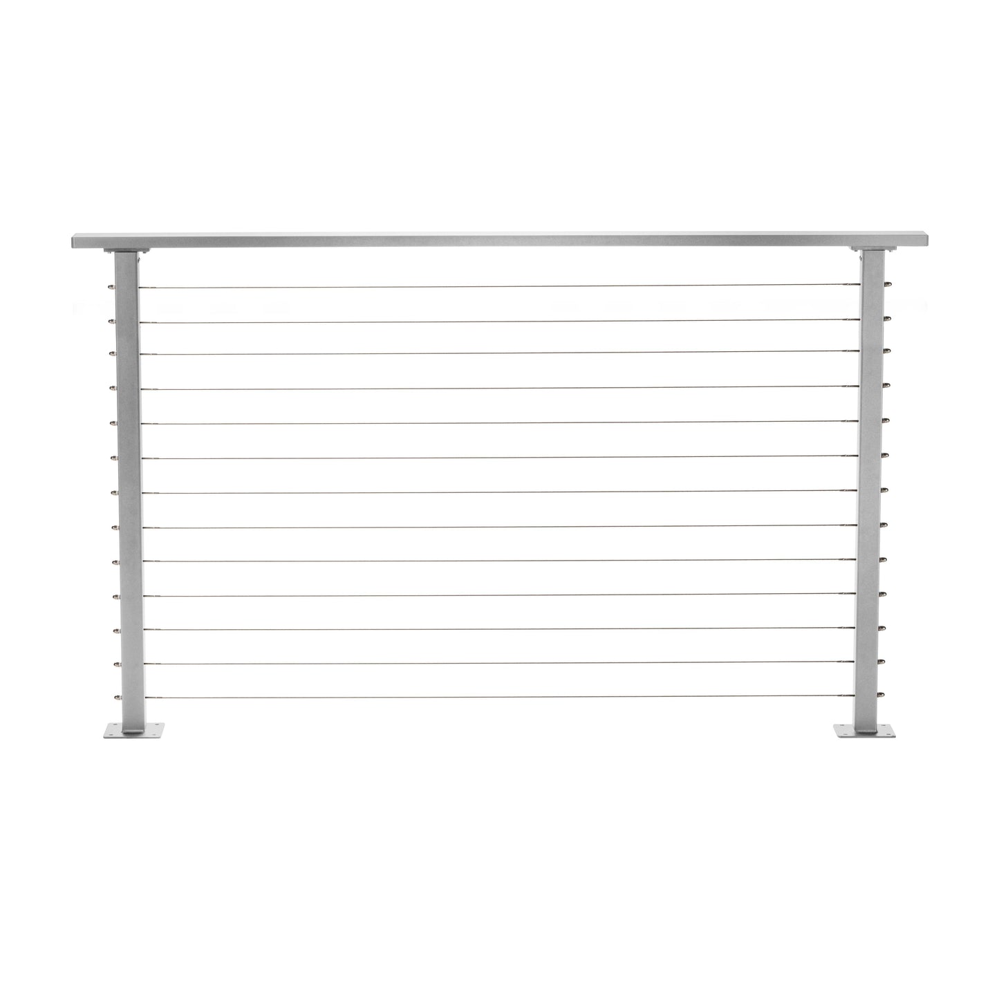 4 ft. Grey Deck Cable Railing