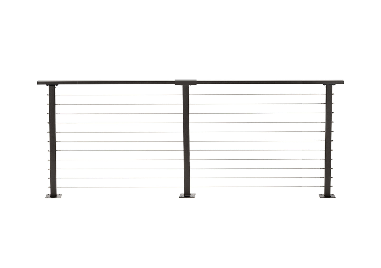 8 ft. Deck Cable Railing, Bronze , Stainless