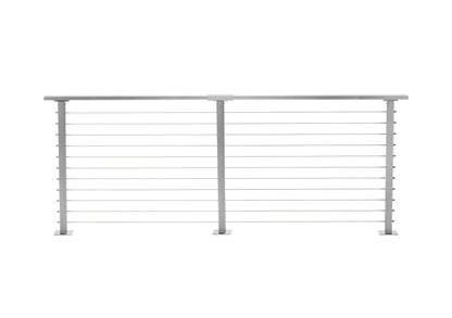 12 ft. Deck Cable Railing, Grey