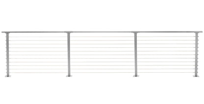 13 ft. Deck Cable Railing, Grey , Stainless