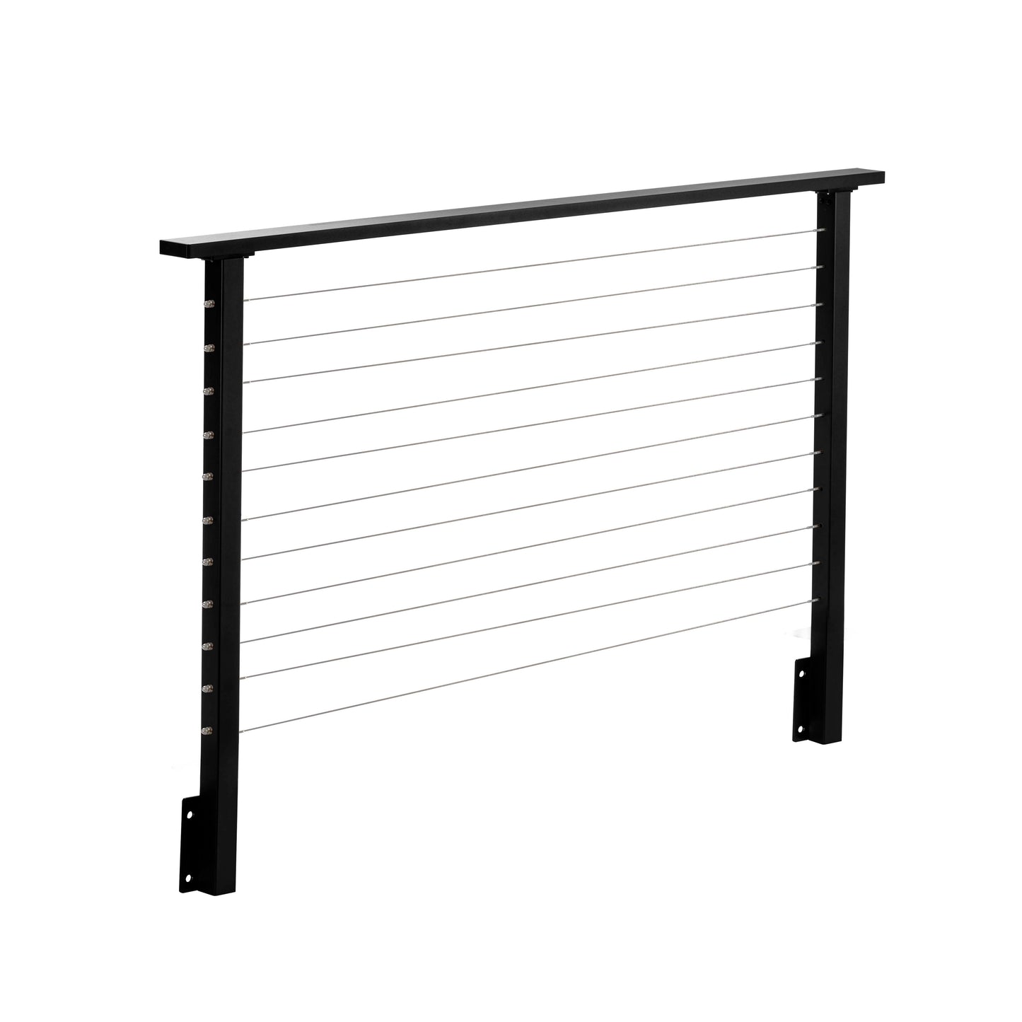 6 ft. Black Deck Cable Railing 36 in. Face Mount