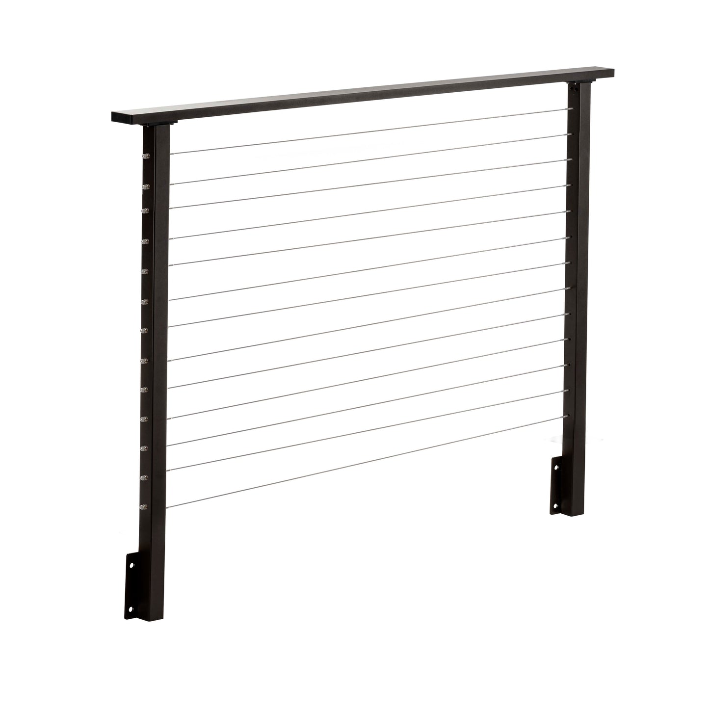6 ft. Deck Cable Railing, 42 in. Face Mount in Bronze