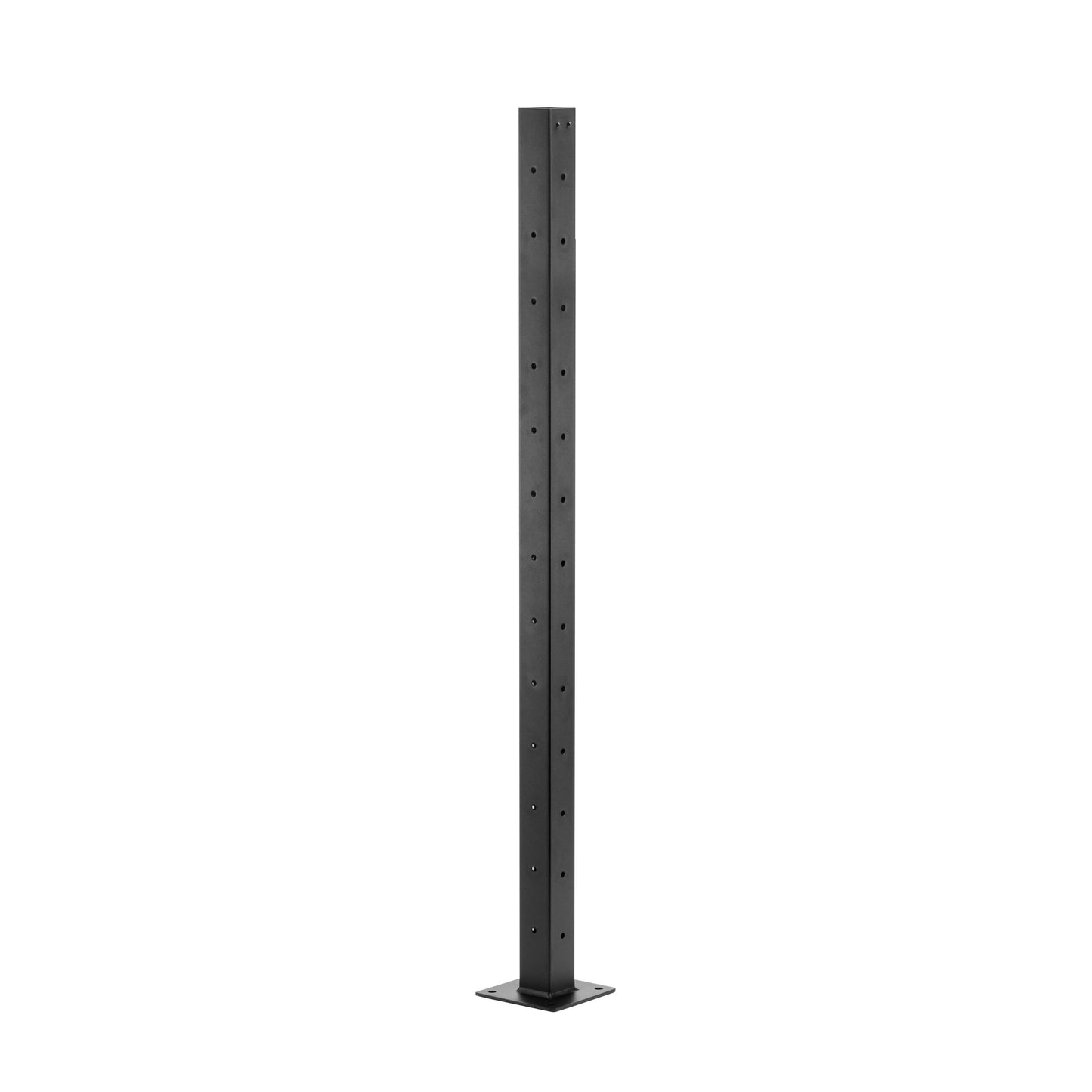 42", Base Mount, Corner, Stainless Post, Bronze