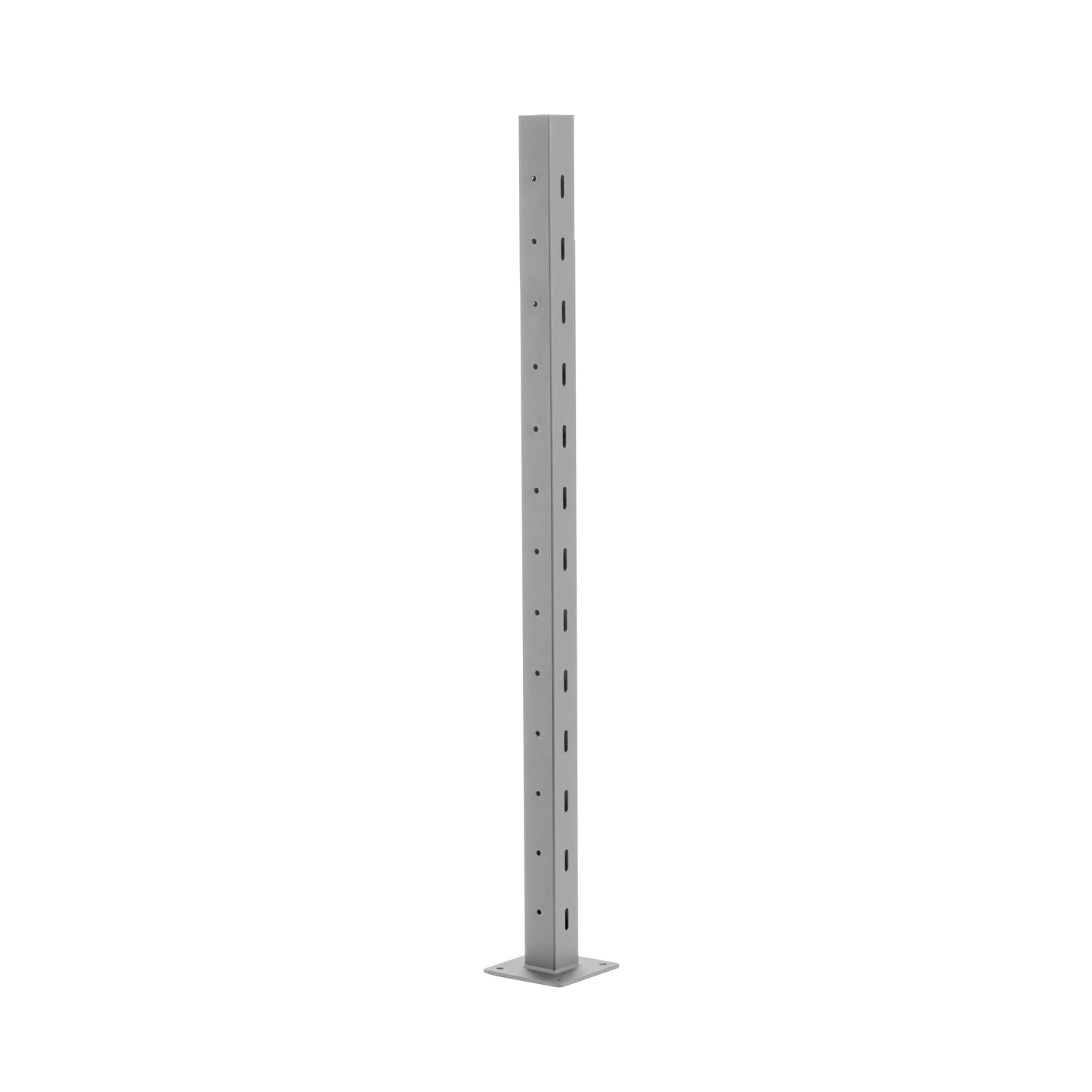 42", Base Mount, 36" Transition, Stainless Post, Grey