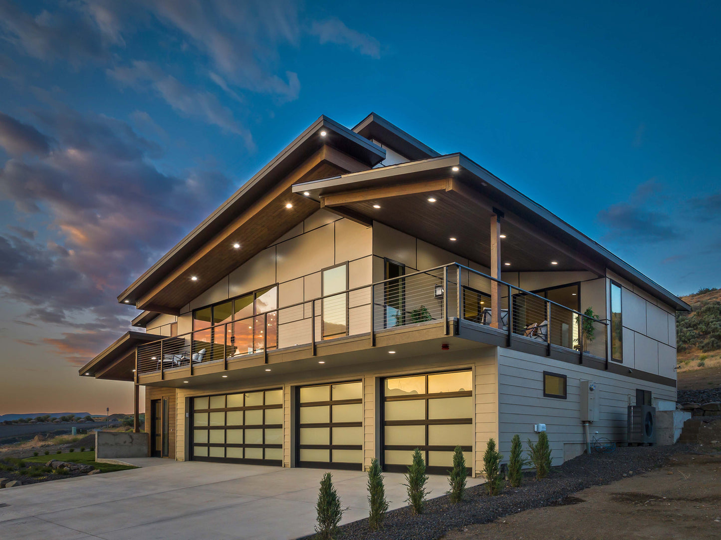 6 ft. Deck Cable Railing, 42 in. Base Mount, Bronze