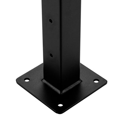 9 ft. Deck Cable Railing, 42 in. Base Mount, Black , Stainless