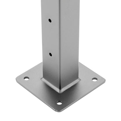 27 ft. x 42 in. Grey Deck Cable Railing, Base Mount