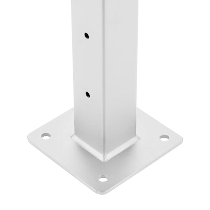 6 ft. Deck Cable Railing, 36 in. Base Mount, White