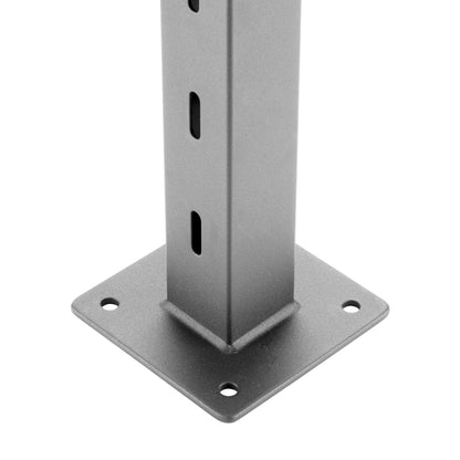 6 ft. Stair Cable Railing, 36 in. Base Mount, Grey , Stainless