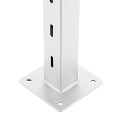 6 ft. Stair Cable Railing, 36 in. Base Mount in White , Stainless