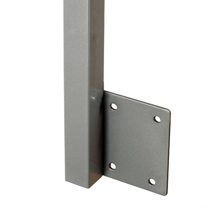 42", Fascia Mount, Corner, Stainless Post, Bronze