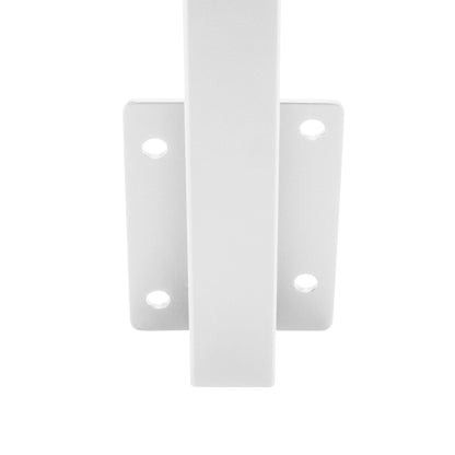 47 ft. x 42 in. White Deck Cable Railing, Face Mount