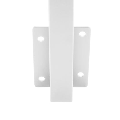 44 ft. x 42 in. White Deck Cable Railing, Face Mount