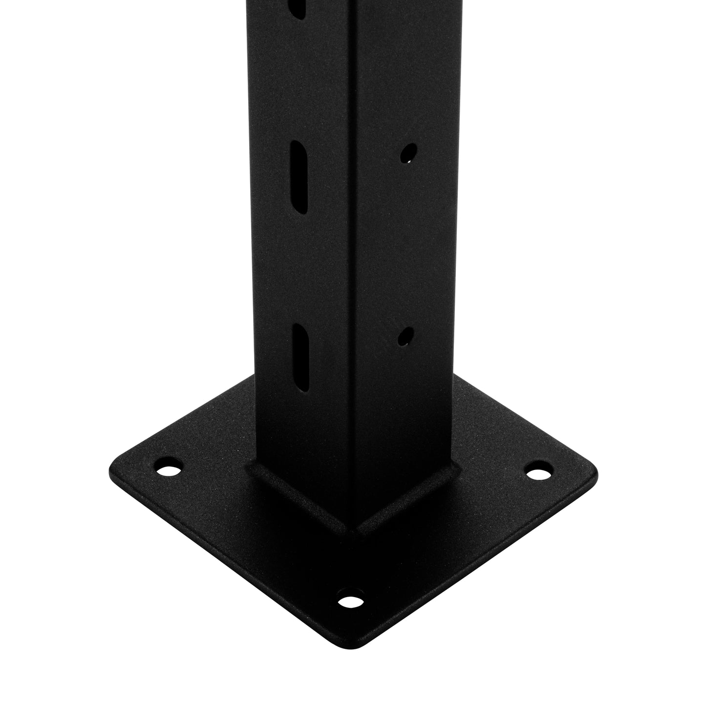 36", Base Mount, Transition, Stainless Post, Black