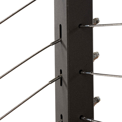 36", Base Mount, Transition, Stainless Post, Bronze