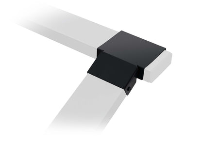 42", Base Mount, 36" Transition, Stainless Post, Grey