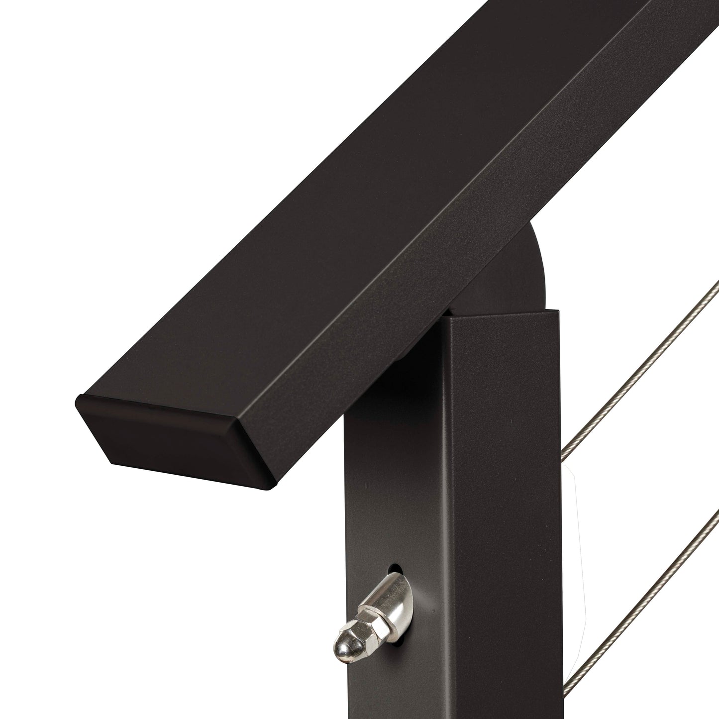 6 ft. Stair Cable Railing, 42 in. Base Mount, Bronze